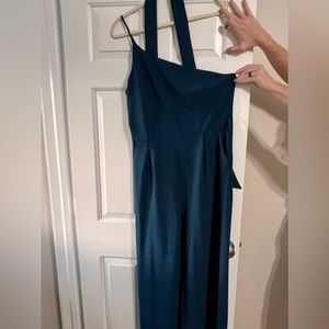 one shoulder jumpsuit